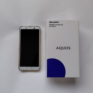 アクオス(AQUOS)のSHARP AQUOS sense3 lite シルバーホワイト 楽天モバイル版(スマートフォン本体)