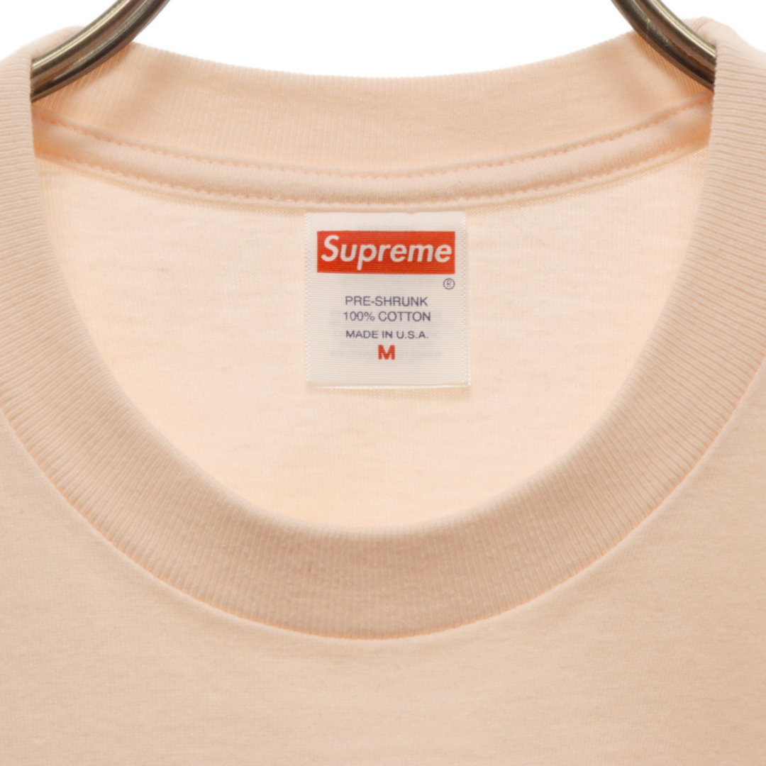 Supreme(シュプリーム)のSUPREME シュプリーム 23AW Warm up S/S Tee ウォームアップ フロントロゴプリント 半袖Tシャツ ピンク メンズのトップス(Tシャツ/カットソー(半袖/袖なし))の商品写真