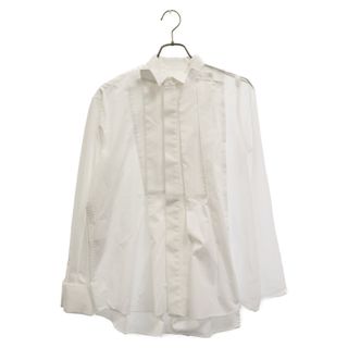 サカイ(sacai)のSacai サカイ 23AW Chiffon Mix Cotton Poplin シフォンミックス コットンポプリン 切り替え 長袖シャツ レディース ホワイト 23-06918(シャツ/ブラウス(長袖/七分))