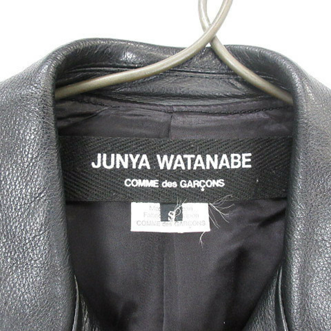 JUNYA WATANABE(ジュンヤワタナベ)のジュンヤワタナベ  コムデギャルソン ライダース  JR-J035 黒 S レディースのジャケット/アウター(ライダースジャケット)の商品写真