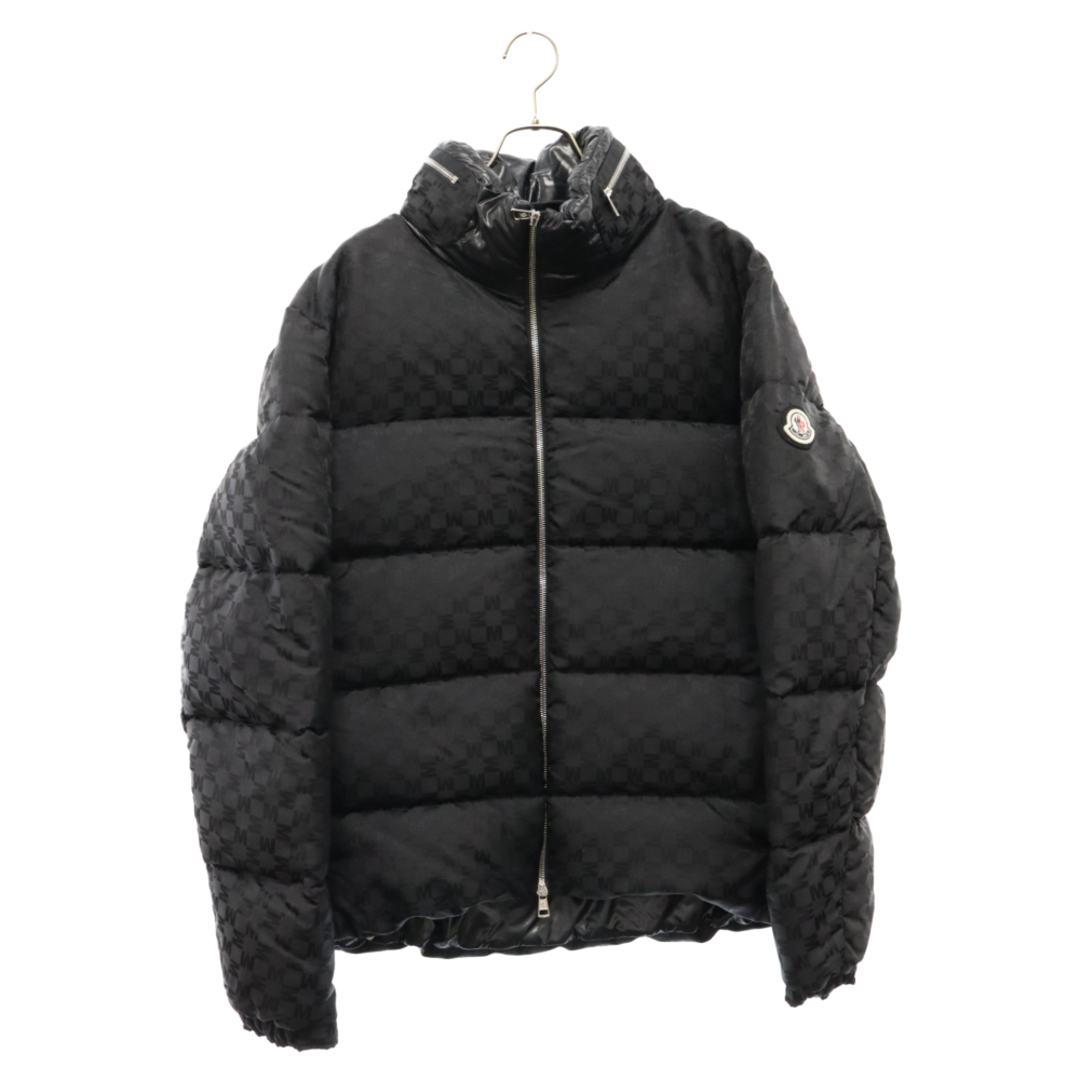 MONCLER(モンクレール)のMONCLER モンクレール NIJIMA GIUBBOTTO 総柄 ダウンジャケット ブラック メンズのジャケット/アウター(ダウンジャケット)の商品写真