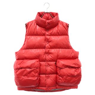 DAIWA PIER39 ダイワ ピアサーティナイン 22AW TECH BACK PACKER DOWN VEST テック バック パッカー オーバーサイズ ダウンベスト レッド BW-24022W(ダウンベスト)