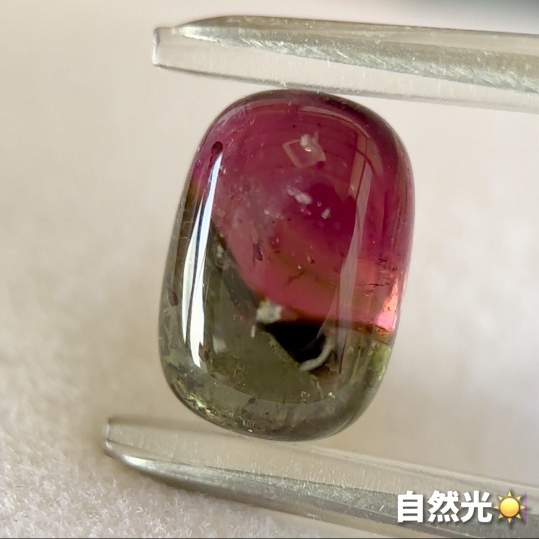 🏠【GTJ】パーティーカラートルマリン 3.66ct 吉村作品 レディースのアクセサリー(その他)の商品写真