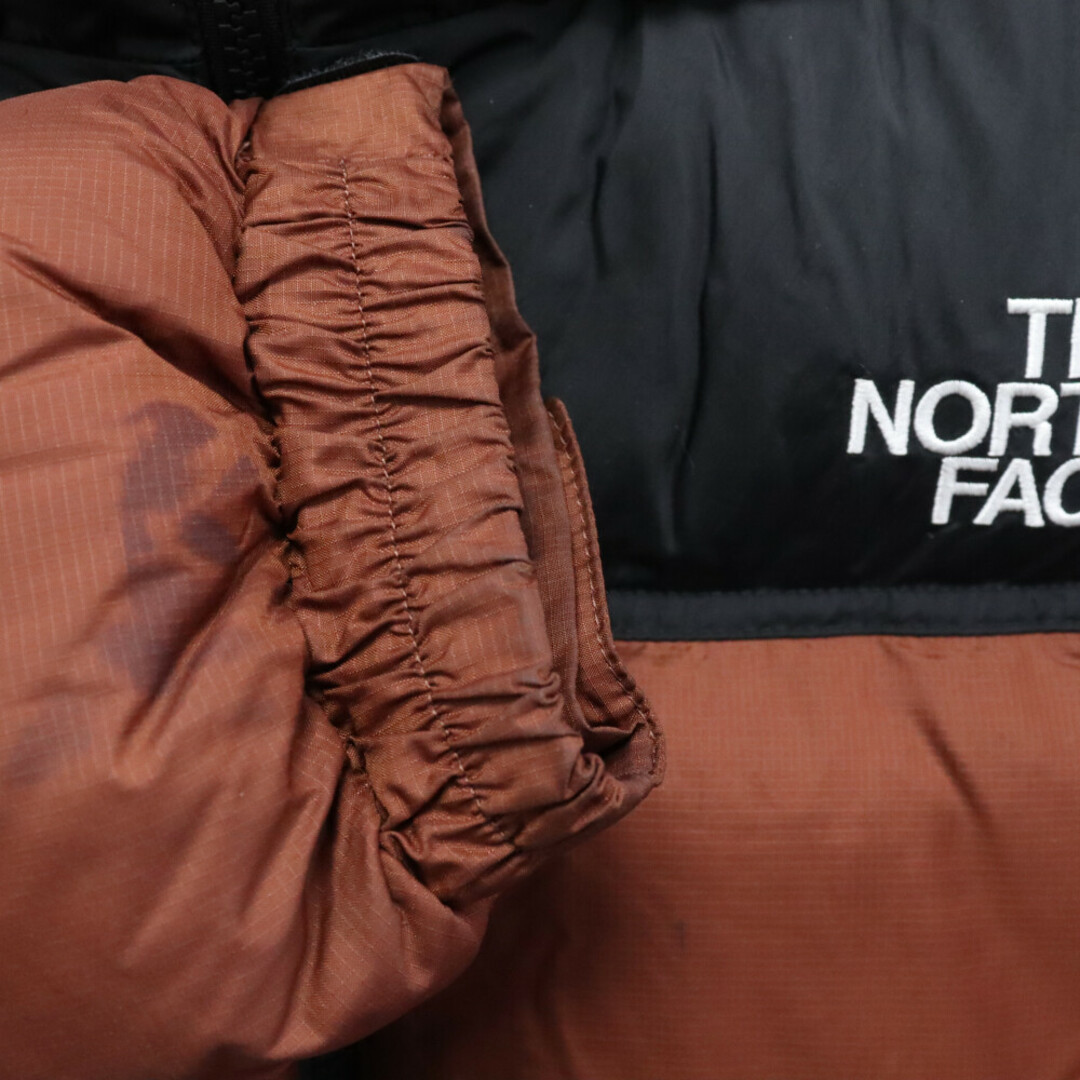 THE NORTH FACE(ザノースフェイス)のTHE NORTH FACE ザノースフェイス 23AW Nuptse Jacket ヌプシ ナイロン ダウンジャケット ブラック/ブラウン ND92335 メンズのジャケット/アウター(ダウンジャケット)の商品写真