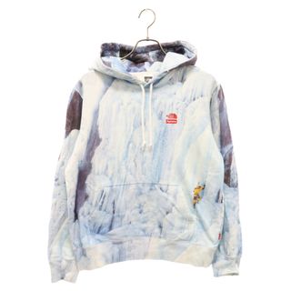 シュプリーム(Supreme)のSUPREME シュプリーム 21SS×THE NORTH FACE Ice Climb Hooded Sweatshirt アイスクライム プルオーバースウェットパーカー ブルー NT12100I(パーカー)