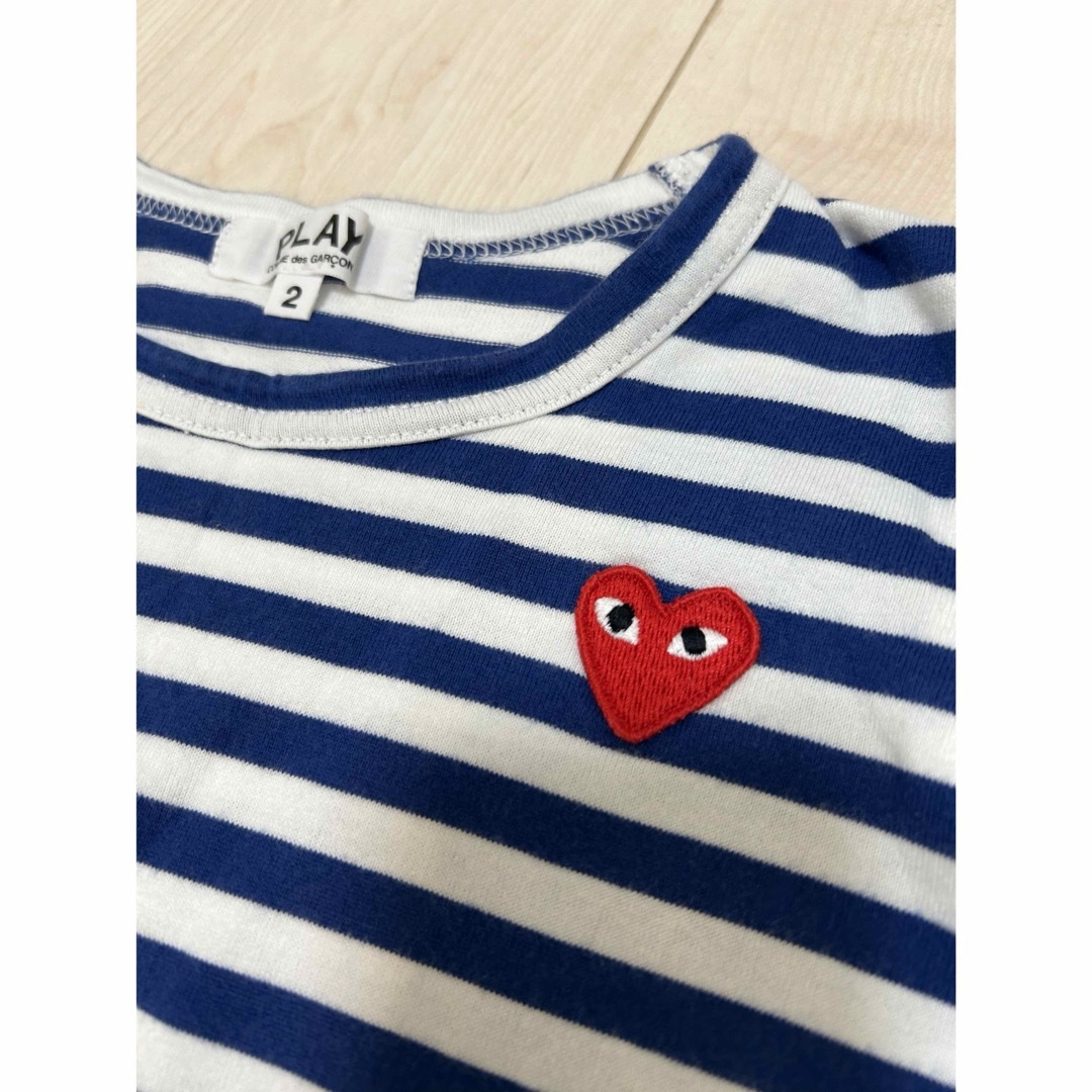 COMME des GARCONS(コムデギャルソン)のプレイコムデギャルソン キッズ/ベビー/マタニティのキッズ服女の子用(90cm~)(Tシャツ/カットソー)の商品写真