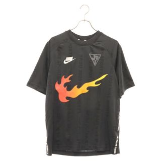 ナイキ(NIKE)のNIKE ナイキ NSP S/S JERSEY TOP フロントスウォッシュプリント半袖Tシャツ ブラック CJ5197-010(Tシャツ/カットソー(半袖/袖なし))