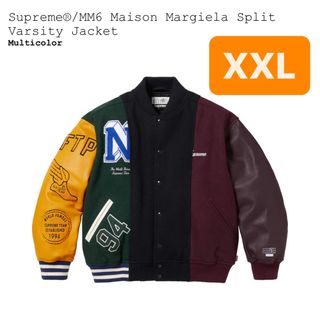 シュプリーム(Supreme)のSupreme/MM6 Split Varsity Jacket (スタジャン)