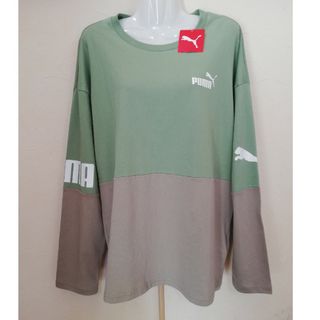 プーマ(PUMA)の【大特価】新品☆PUMA☆定価4,950円！長袖Tシャツ☆Lサイズ(Tシャツ/カットソー(七分/長袖))