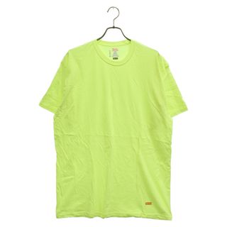 シュプリーム(Supreme)のSUPREME シュプリーム ×Hanes 2Tagless ヘインズ 半袖 コットンTシャツ イエロー(Tシャツ/カットソー(半袖/袖なし))