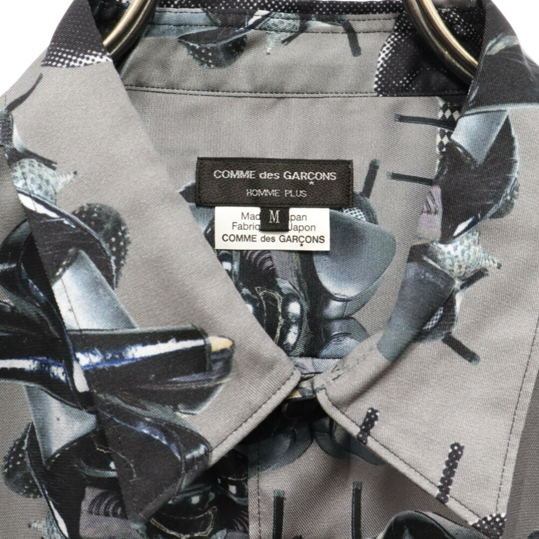 COMME des GARCONS HOMME PLUS(コムデギャルソンオムプリュス)のCOMME des GARCONS HOMME PLUS コムデギャルソンオムプリュス 21AW WILLIE COLE PRINTED SHIRT ウィリーコール プリンテッドロングスリーブ 長袖シャツ グレー PH-B025 メンズのトップス(シャツ)の商品写真