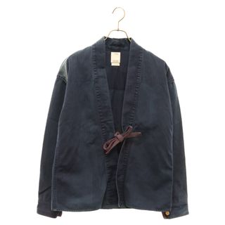 ヴィスヴィム(VISVIM)のVISVIM ヴィスヴィム 15SS 仙台店限定 LHAMO SHIRT C/LI HERRINGBONE ラモ ヘリンボーン 羽織長袖シャツ ネイビー 0115305011006(シャツ)