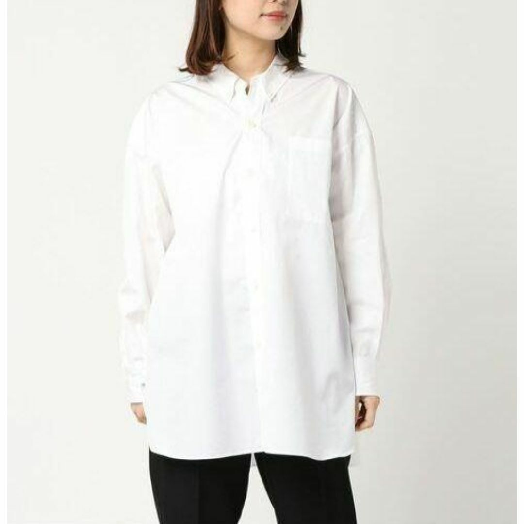 UNITED ARROWS(ユナイテッドアローズ)のUGSC ボタンダウン ビッグシャツ 36【 WHITE 】 レディースのトップス(シャツ/ブラウス(長袖/七分))の商品写真