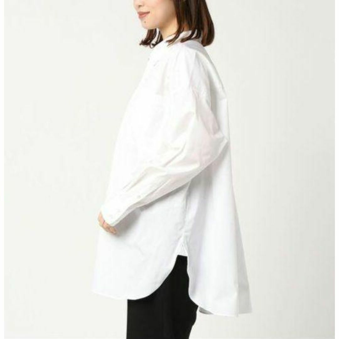 UNITED ARROWS(ユナイテッドアローズ)のUGSC ボタンダウン ビッグシャツ 36【 WHITE 】 レディースのトップス(シャツ/ブラウス(長袖/七分))の商品写真