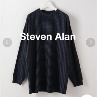 steven alan - ＜Steven Alan＞ ウールボーダーTシャツ NVY