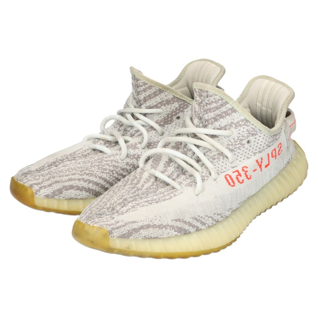 adidas(アディダス)のadidas アディダス YEEZY BOOST 350 V2 BLUE TINT B37571 イージーブースト 350 V2 ブルー ティント ローカットスニーカー グレー US9.5/27.5cm メンズの靴/シューズ(スニーカー)の商品写真