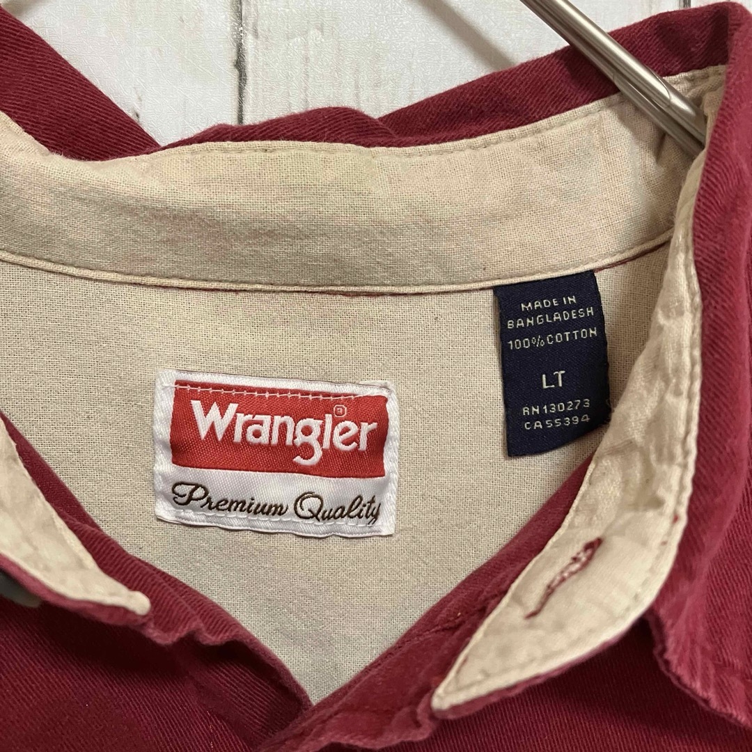 Wrangler(ラングラー)のラングラー 長袖ワークシャツ無地ペンキZ1118 メンズのトップス(シャツ)の商品写真