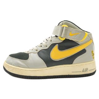 ナイキ(NIKE)のNIKE ナイキ AIR FORCE 1 MID Forest Zest Yellow White エアフォース1 ミッドカットスニーカー グリーン 306352-371 US8.5/26.5cm(スニーカー)