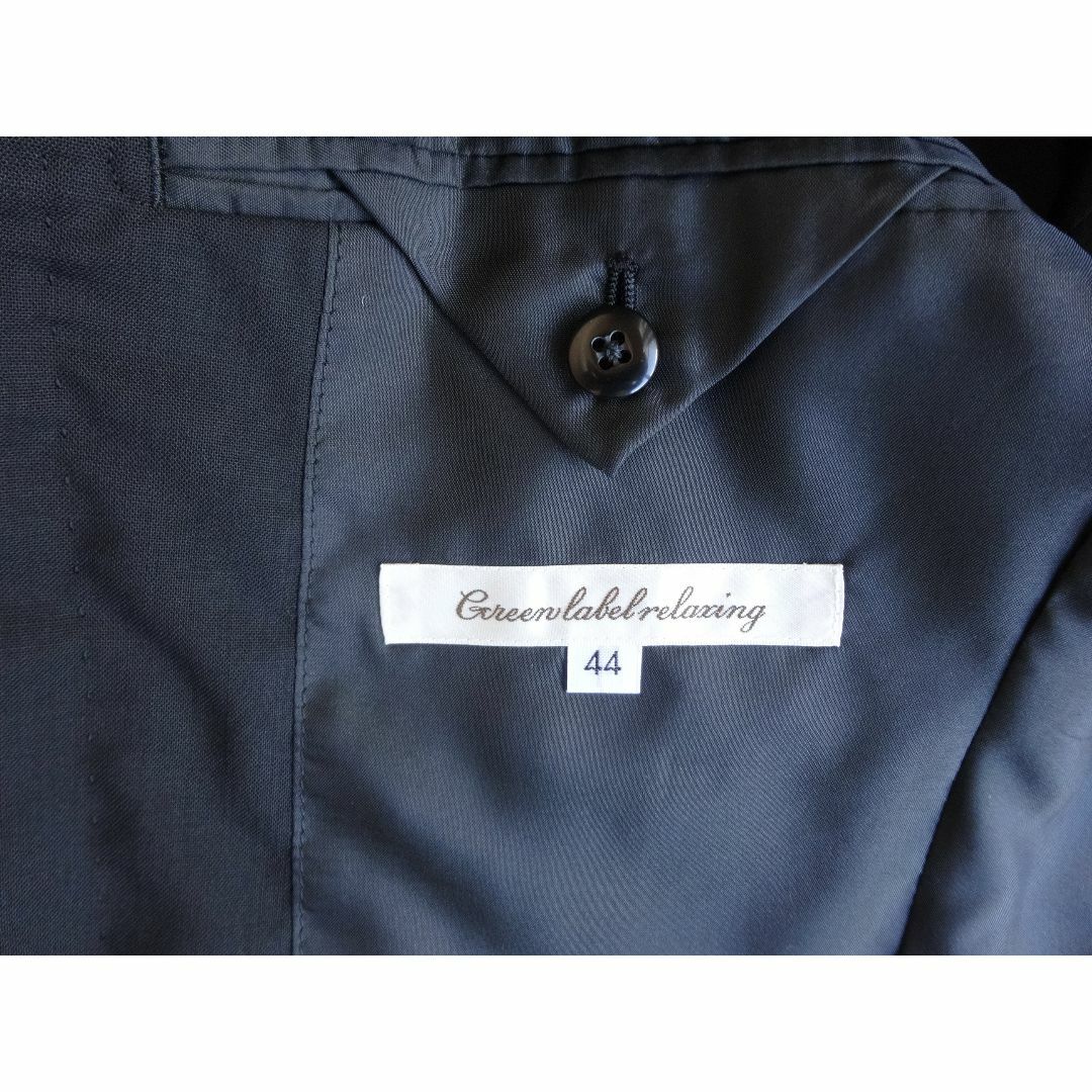 UNITED ARROWS green label relaxing(ユナイテッドアローズグリーンレーベルリラクシング)のUNITED ARROWS グリーンレーベル ジャケット ブラック 44 メンズのジャケット/アウター(テーラードジャケット)の商品写真