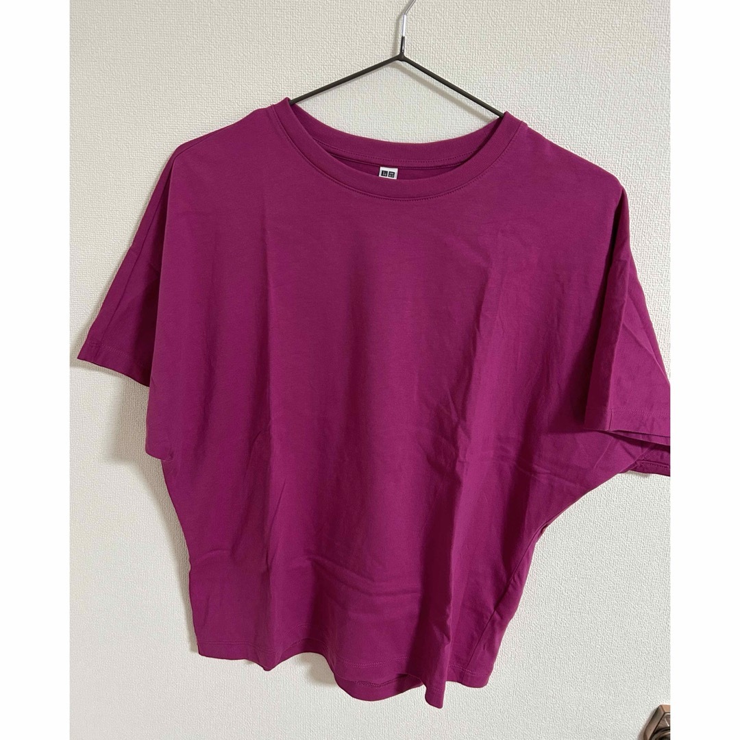 UNIQLO(ユニクロ)のTシャツ  ドルマンスリーブ レディースのトップス(Tシャツ(半袖/袖なし))の商品写真