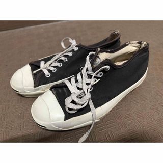 コンバース(CONVERSE)の90s USA製 コンバース ジャックパーセル 黒(スニーカー)