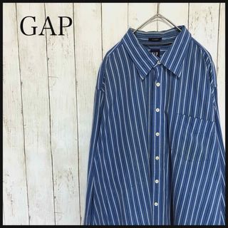 ギャップ(GAP)のギャップ GAP長袖00sストライプシャツ マチ付 Z1121(シャツ)