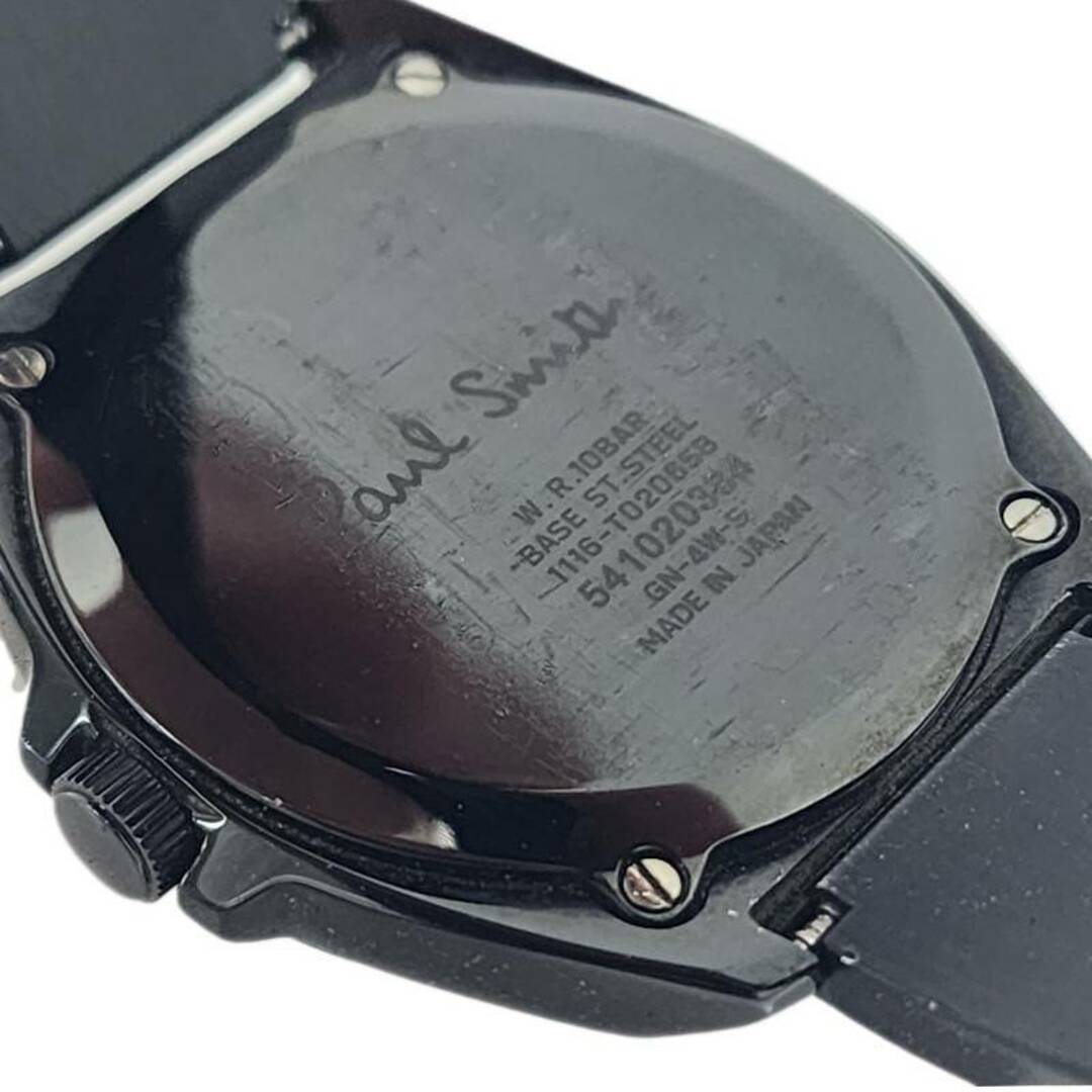 Paul Smith(ポールスミス)のPaul Smith ポール スミス 腕時計 クローズドアイズ 1116-T020658 クオーツ 文字盤ブラック 動作品  【中古品】 U2311K710a メンズの時計(腕時計(アナログ))の商品写真