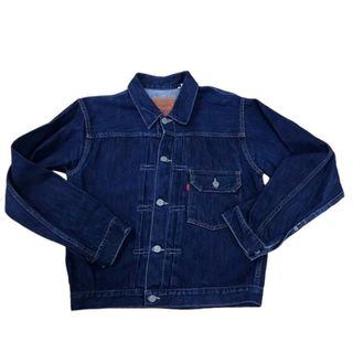 人気 LEVI'S リーバイス デニムジャケット ファースト 506XX 復刻 インディゴブルー 鮮やかめな濃青 コットン100％ 【良品】 U2312K182a(Gジャン/デニムジャケット)