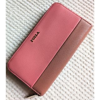 フルラ(Furla)のFURLA 　バイカラー／ラウンドファスナー　長財布(財布)