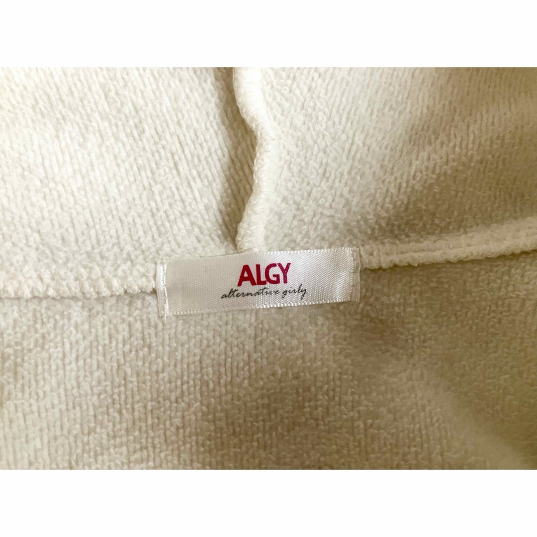 ALGY(アルジー)の【送料込】ALGY うさぎ耳パーカー　xs140 キッズ/ベビー/マタニティのキッズ服女の子用(90cm~)(ジャケット/上着)の商品写真