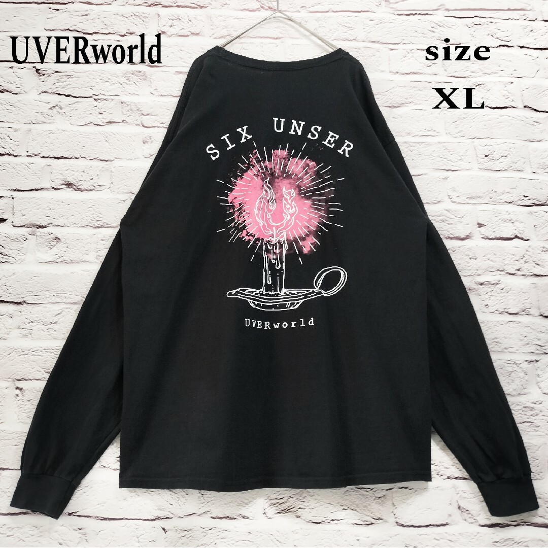 UVERworld(ウーバーワールド)の【大きいサイズ】UVERworld 両面プリント ロンT カットソー メンズのトップス(Tシャツ/カットソー(七分/長袖))の商品写真