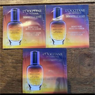 ロクシタン(L'OCCITANE)のロクシタン イモーテル　オーバーナイトセラムb サンプル(美容液)