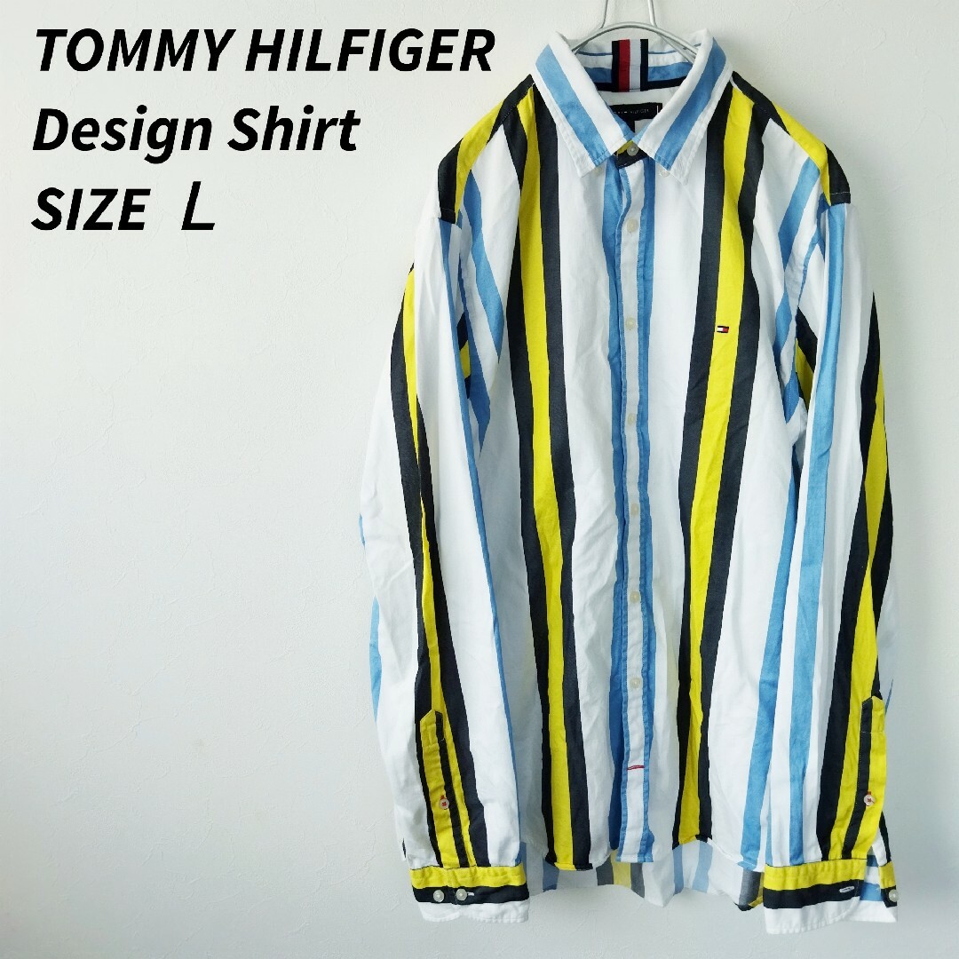 TOMMY HILFIGER(トミーヒルフィガー)のTOMMY HILFIGERトミーヒルフィガー　長袖シャツ メンズのトップス(シャツ)の商品写真