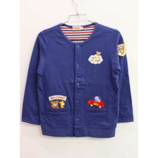 ミキハウス(mikihouse)の【春物 新入荷!】♪ミキハウス/mikihouse♪110cm カーディガン 紺【中古】子供服 キッズ kids 男の子 春秋 tops 623042(カーディガン)