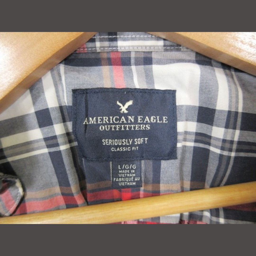 other(アザー)のAMERICAN EAGLE カジュアルシャツ ボタンダウン チェック柄 L メンズのトップス(シャツ)の商品写真