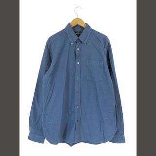 ユナイテッドアローズグリーンレーベルリラクシング(UNITED ARROWS green label relaxing)のgreen label relaxing シャツ 長袖 ポケット ブルー M(シャツ)