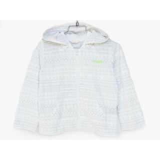 【春物 新入荷!】[クレードスコープ/kladskap]100cm パーカー 白×グレー フード取外可【中古】子供服 キッズ kids 男の子 春夏 tops 923042