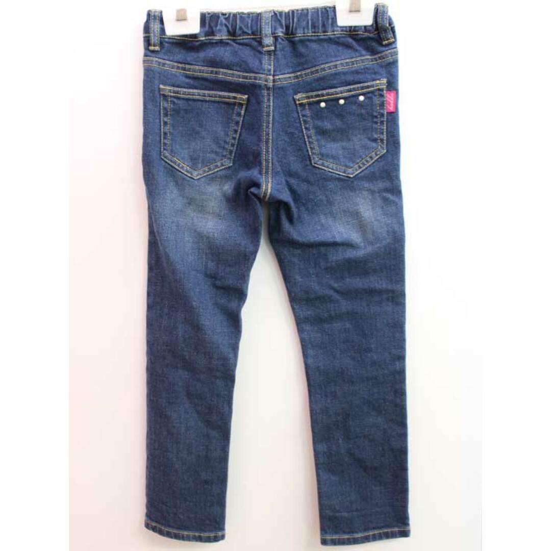 hakka kids(ハッカキッズ)の【春夏物 新入荷!】♪ハッカキッズ/HAKKA kids♪120cm ジーンズ/デニムパンツ インディゴ【中古】子供服 キッズ kids 女の子 春夏秋冬 bottoms 423042 キッズ/ベビー/マタニティのキッズ服女の子用(90cm~)(パンツ/スパッツ)の商品写真