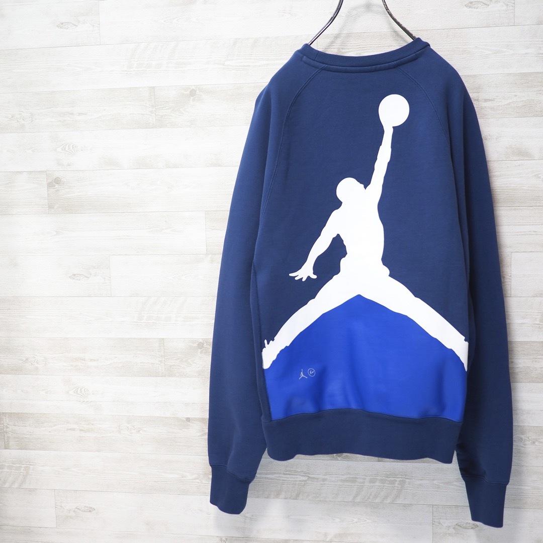 FRAGMENT(フラグメント)のJORDAN×FRAGMENT 20AW Fleece Crew-Navy/M メンズのトップス(スウェット)の商品写真