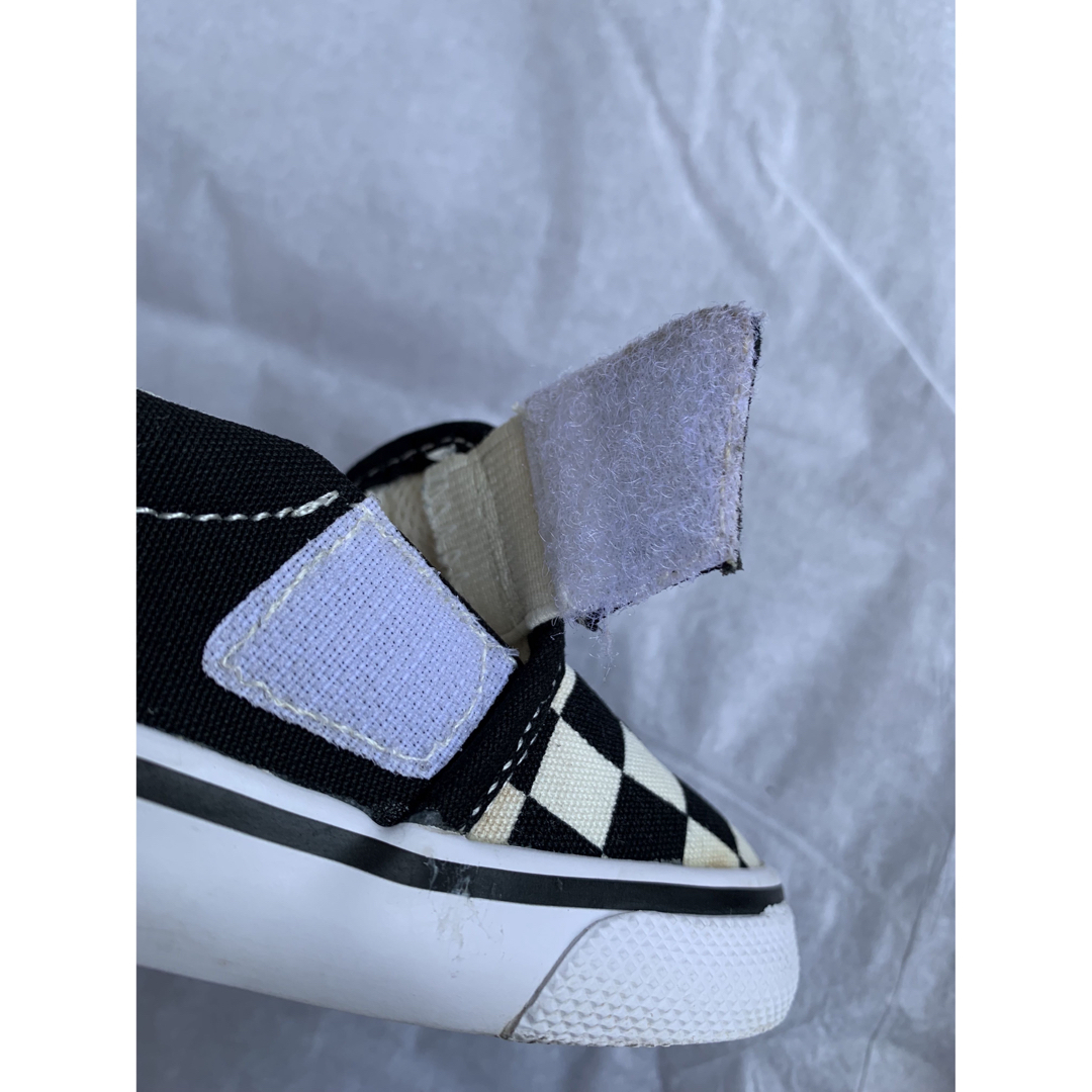 VANS(ヴァンズ)のvans  スリッポン　チェッカーフラッグ　バンズ　　13.5cm ベビー キッズ/ベビー/マタニティのベビー靴/シューズ(~14cm)(スニーカー)の商品写真