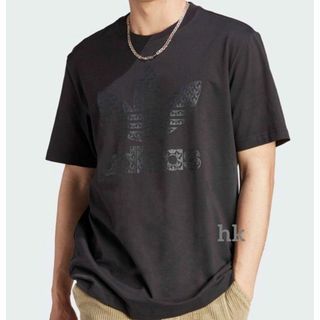 アディダス(adidas)のまろん様専用　アディダスオリジナルス　モノグラム　半袖　Tシャツ　L　ブラック(Tシャツ/カットソー(半袖/袖なし))