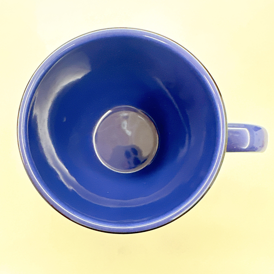 U.P renoma(ユーピーレノマ)の未使用 ユーピーレノマ U.P renoma マグカップ ブルー イエロー ペア キッズ/ベビー/マタニティの授乳/お食事用品(マグカップ)の商品写真