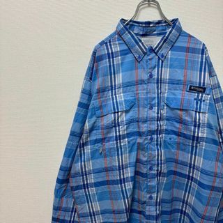 コロンビア(Columbia)の古着　PFG チェック　コロンビア　フィッシングシャツ　長袖シャツ(その他)