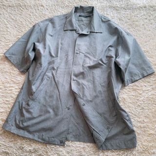 レイジブルー(RAGEBLUE)の美品♡ レイジブルー　シャツ　半袖　オープンカラー　スナップボタン　脇ポケット(Tシャツ/カットソー(半袖/袖なし))