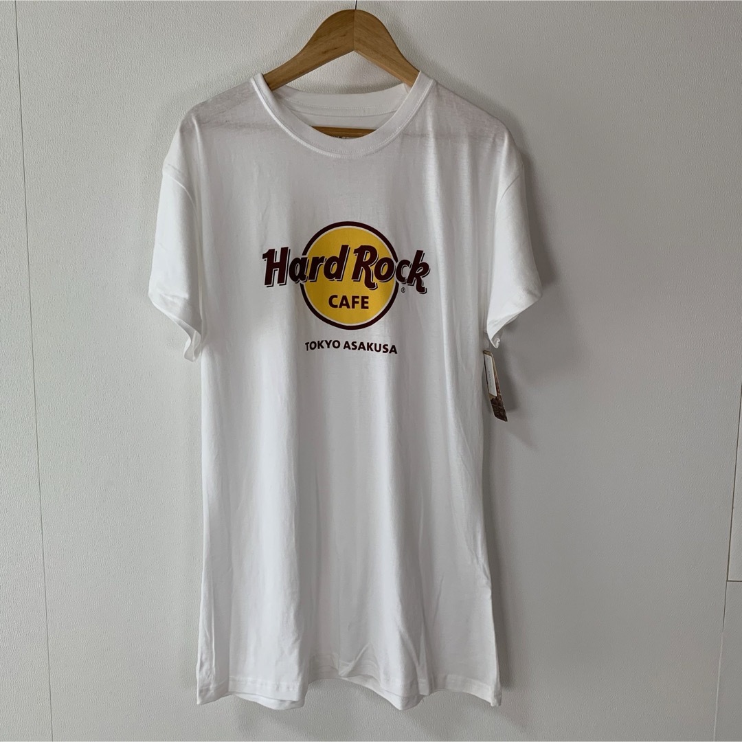 Hard Rock CAFE(ハードロックカフェ)のレディース　ハードロックカフェ 浅草限定 ロゴTシャツ 新品タグ付き XL レディースのトップス(Tシャツ(半袖/袖なし))の商品写真