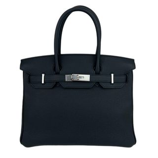 エルメス(Hermes)の新品未使用 HERMES エルメス Birkin30 バーキン30 Noir ノワール Togo トゴ PHW シルバー金具 B刻(ハンドバッグ)