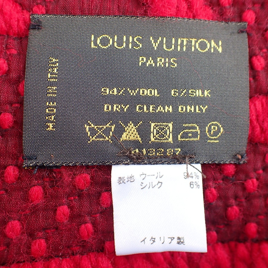 LOUIS VUITTON(ルイヴィトン)のルイヴィトン 413287 エシャルプ・ロゴマニア ウール/シルク フリンジ レディースのファッション小物(マフラー/ショール)の商品写真