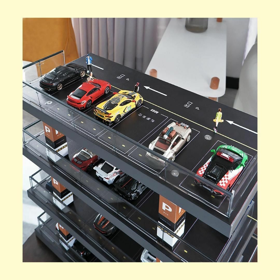 1/64 駐車場 ミニカー ジオラマ 模型 ガレージ /grt - ミニカー 1/64 駐車場 ミニカー ジオラマ 模型 ガレージ /grt - ミニカー
