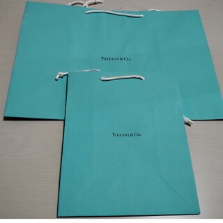 ティファニー(Tiffany & Co.)のショップ袋２枚セット(ショップ袋)