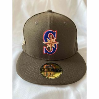 ニューエラー(NEW ERA)のニューエラ シアトル マリナーズ スニッカーズ カラー 7 3/8 YSM(キャップ)